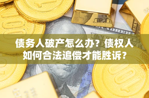 北京债务人破产怎么办？债权人如何合法追偿才能胜诉？