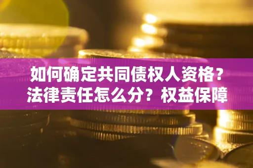 北京如何确定共同债权人资格？法律责任怎么分？权益保障技巧揭秘！