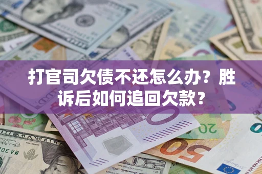 北京打官司欠债不还怎么办？胜诉后如何追回欠款？