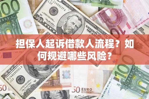 北京担保人起诉借款人流程？如何规避哪些风险？